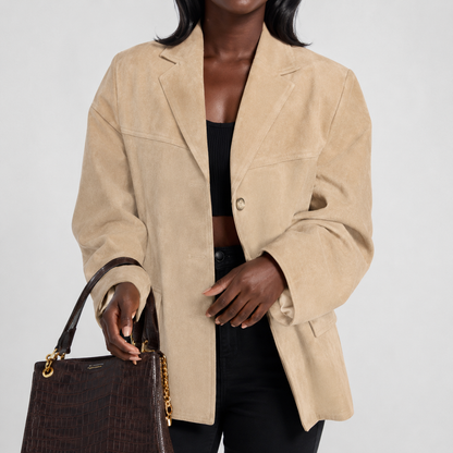 Chaqueta elegante con bolsillos estilo Vintage