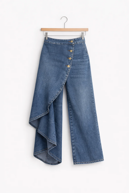 Pantalones vaqueros largos anchos
