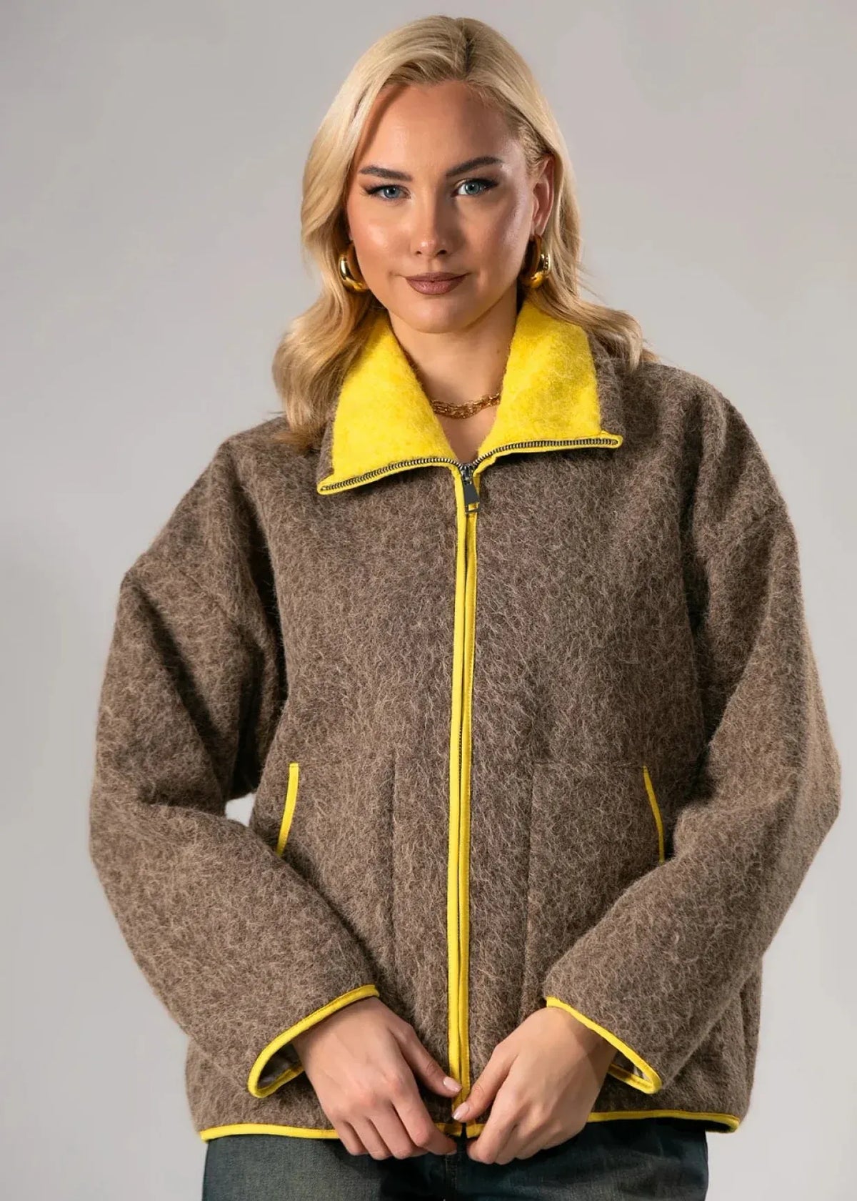 Chaqueta de punto dúo