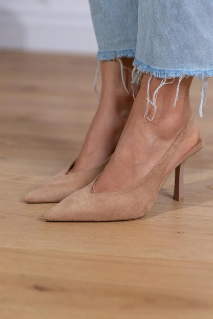 Tacones de tacón bajo