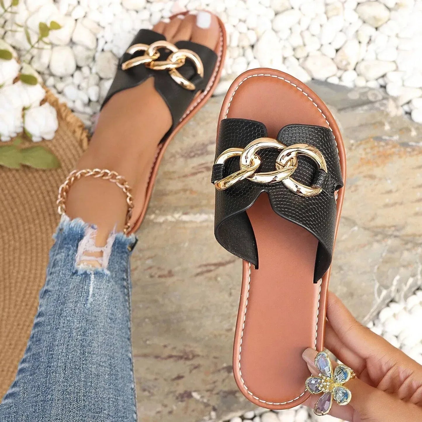 Sandalias planas