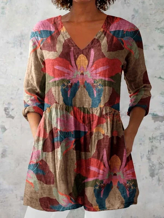 Sarah | Blusa larga con escote en V