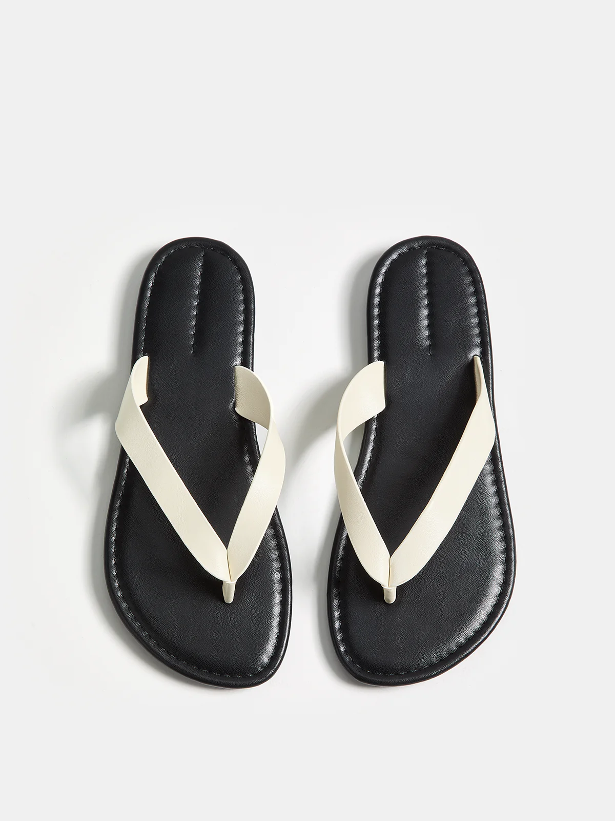 Chanclas casuales de cuero auténtico