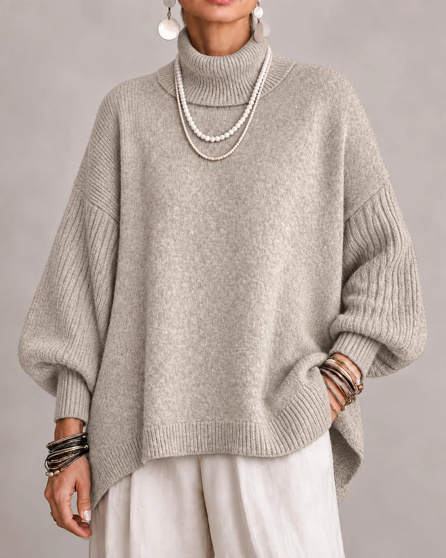 Caterina | Elegante suéter de cuello alto