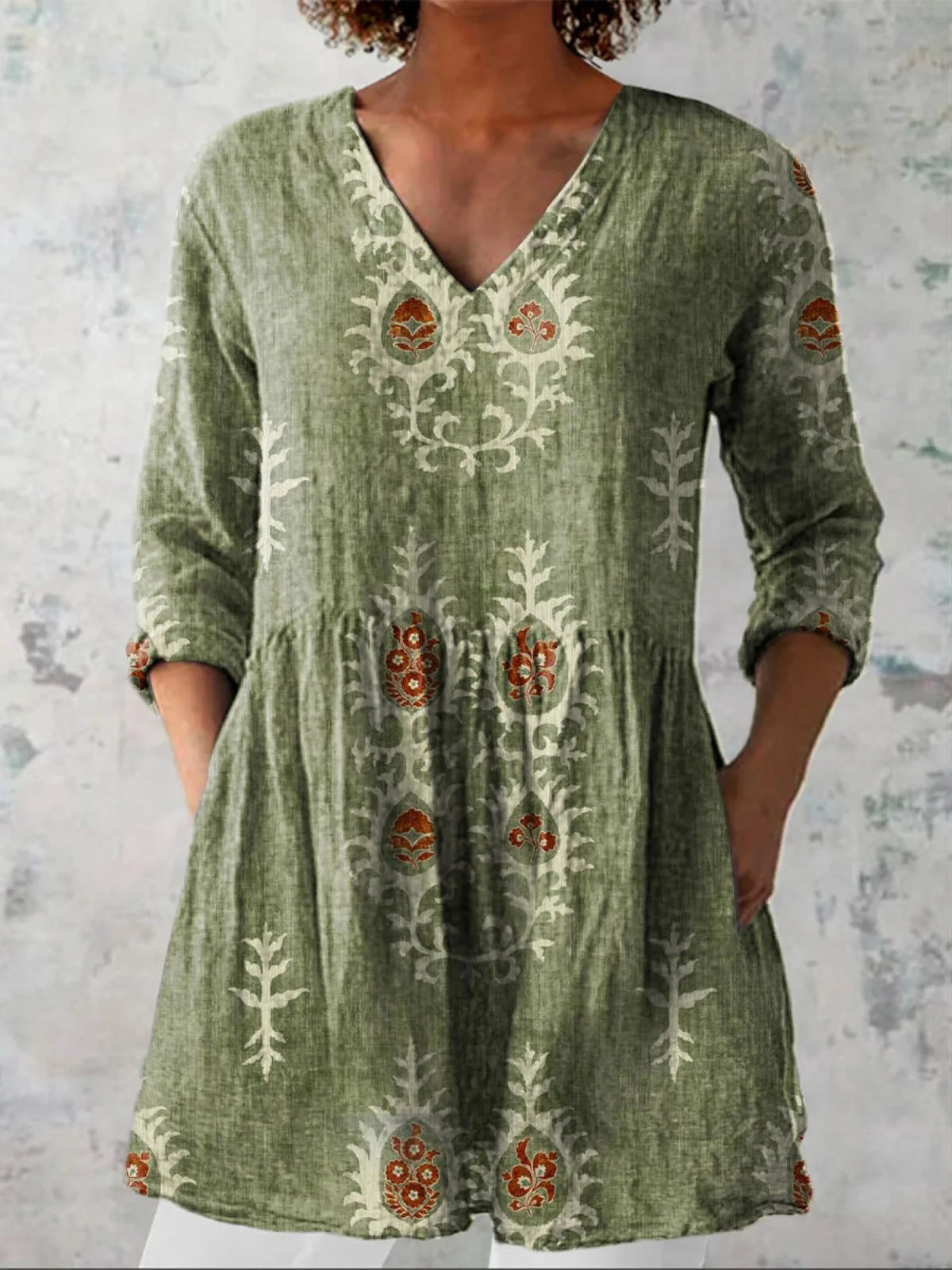 Elisa | Blusa larga con escote en V