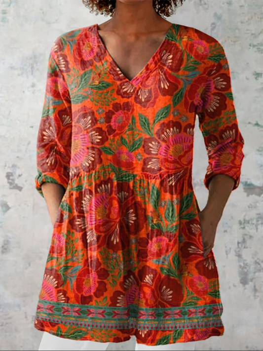 Marilo | Blusa larga con escote en V