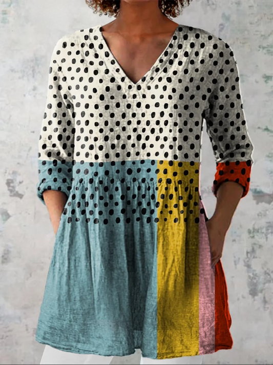 Valeria | Blusa larga con escote en V