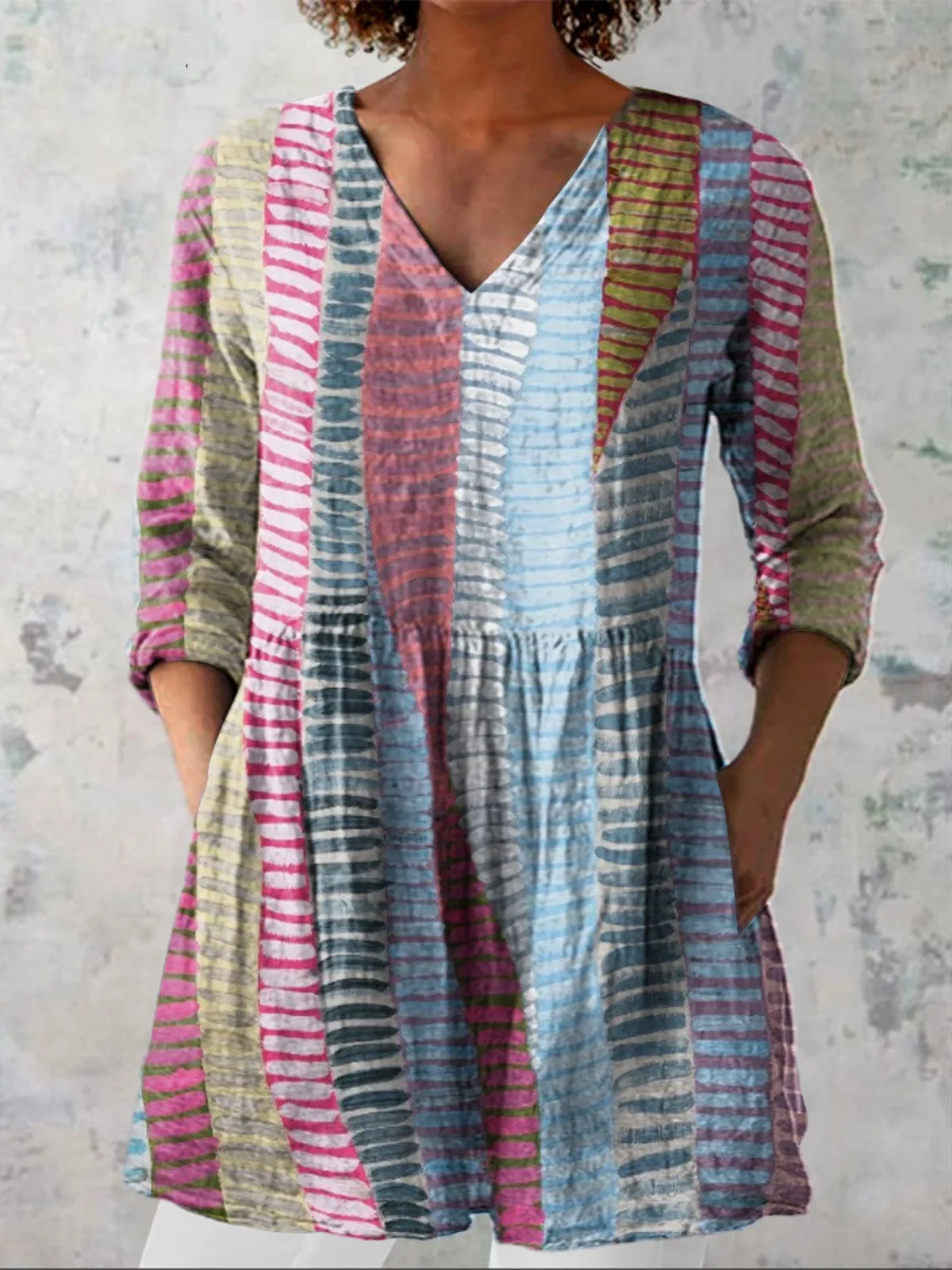 Ana | Blusa larga con escote en V