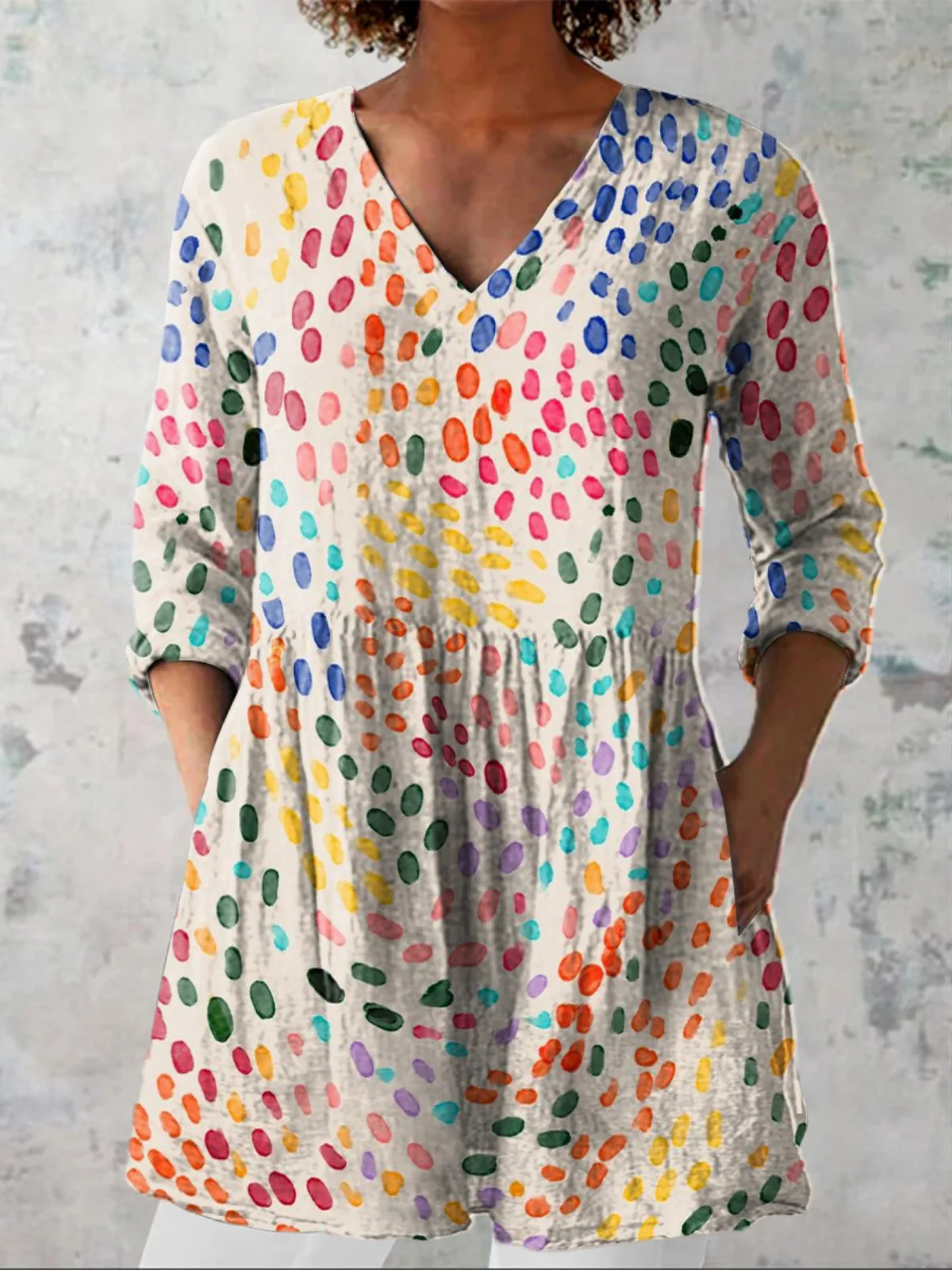 Paulina | Blusa larga con escote en V