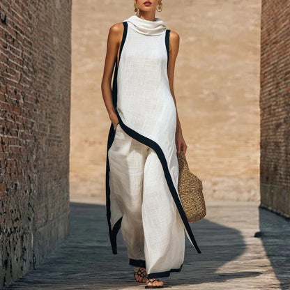 Conjunto de lino elegante