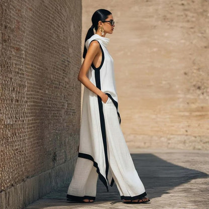 Conjunto de lino elegante