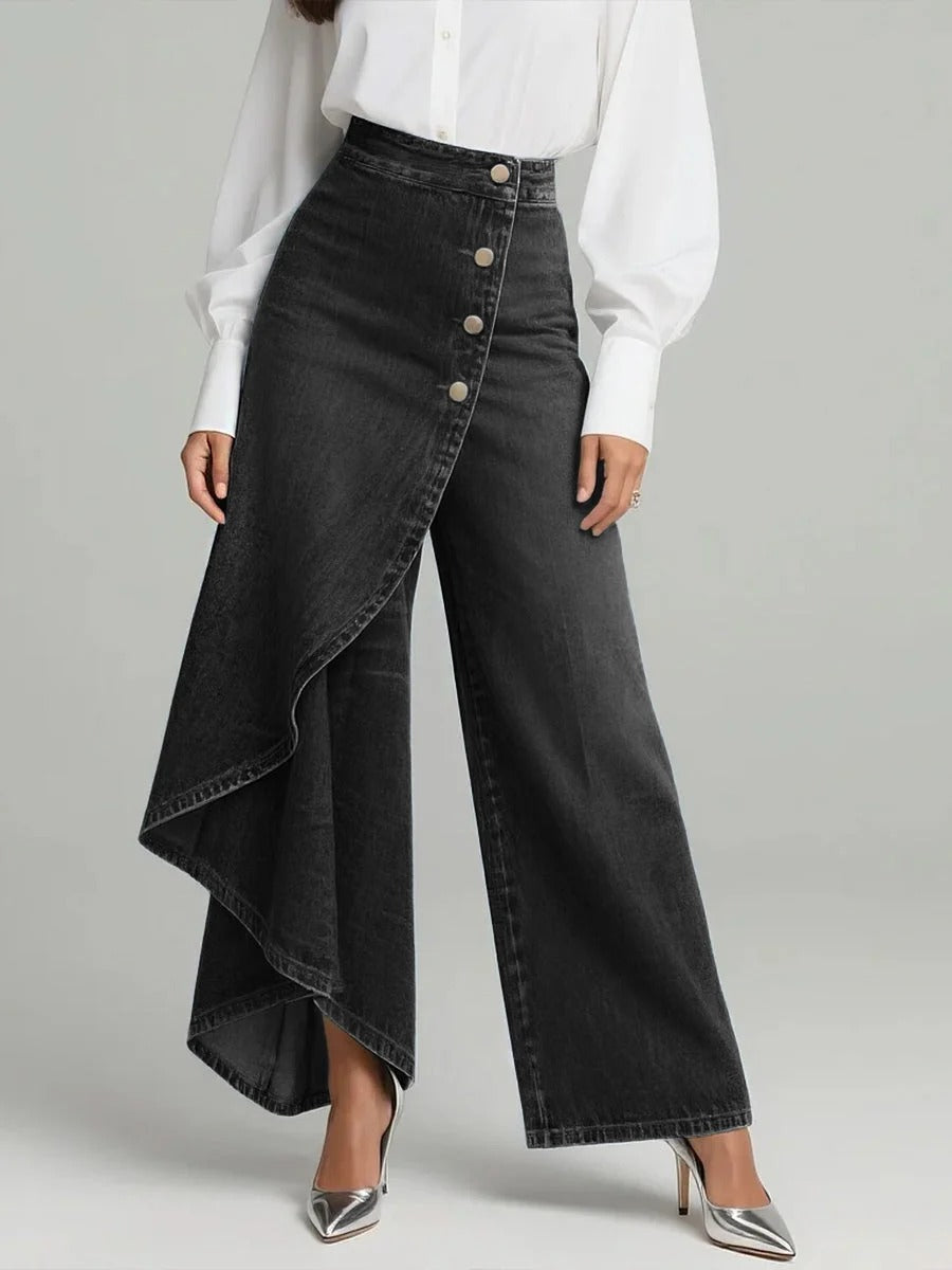 Pantalones vaqueros largos anchos