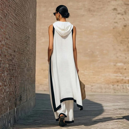 Conjunto de lino elegante