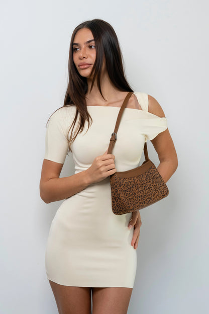 Bolso de hombro de ante Verona
