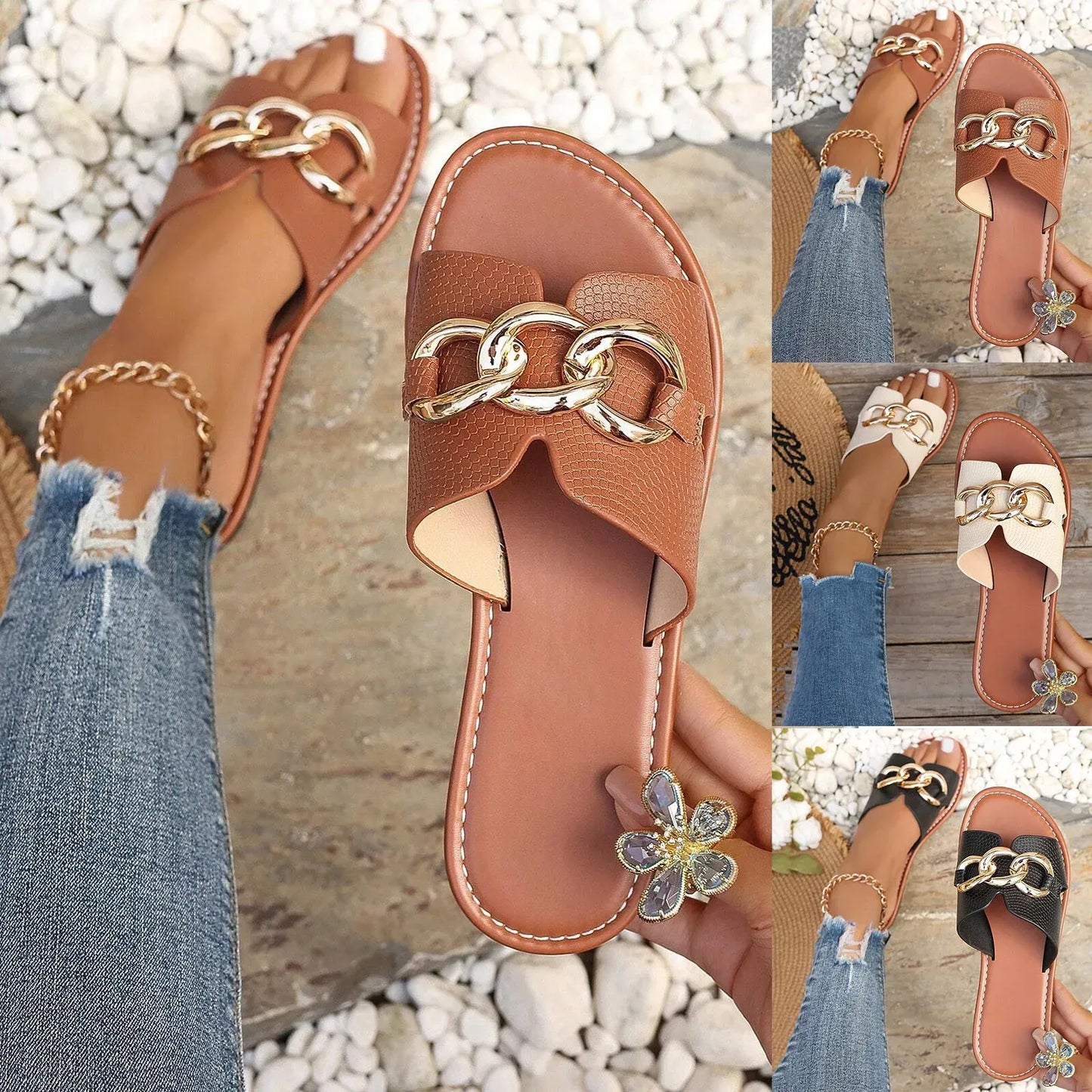 Sandalias planas