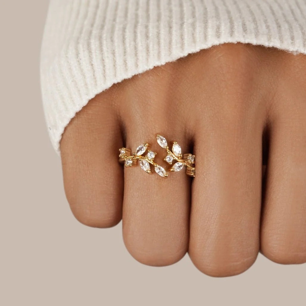 Anillo de enredadera de cristal
