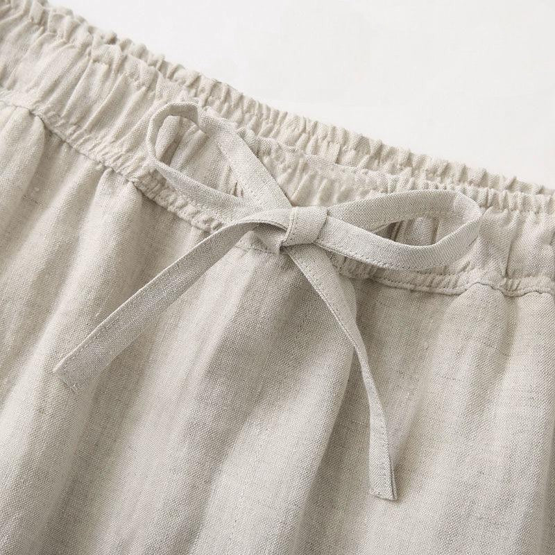 Pantalones largos  de lino