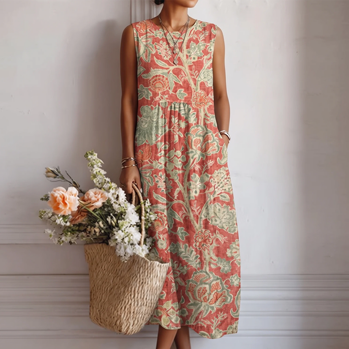 Raquel |Vestido midi para el día a día