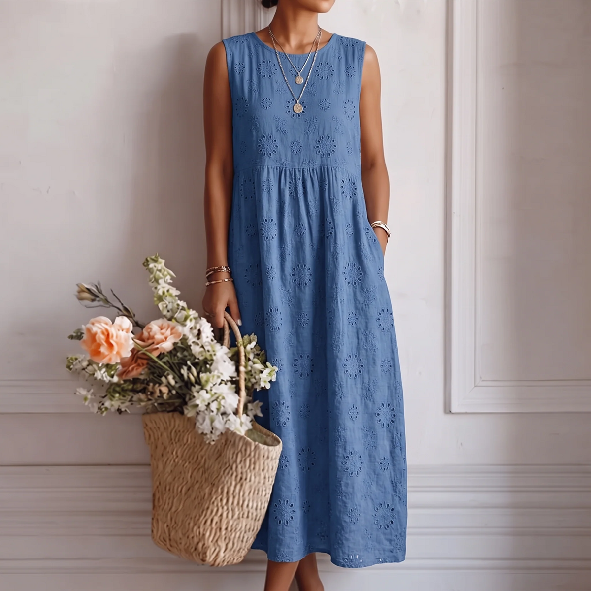 Alicia |Vestido midi  para todos los días