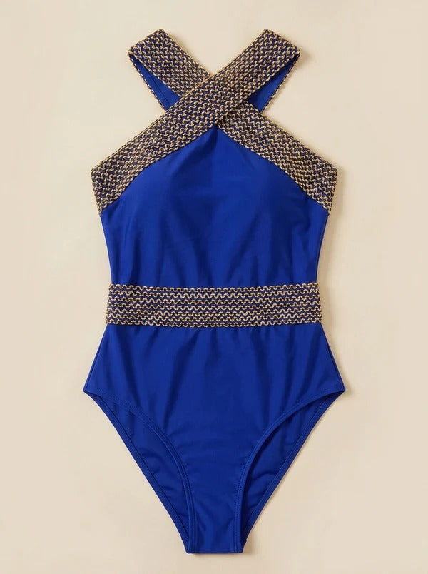 Bañador Halter Cruzado