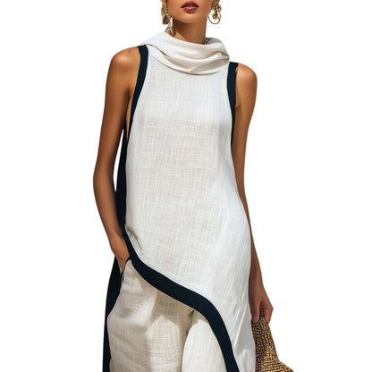 Conjunto de lino elegante