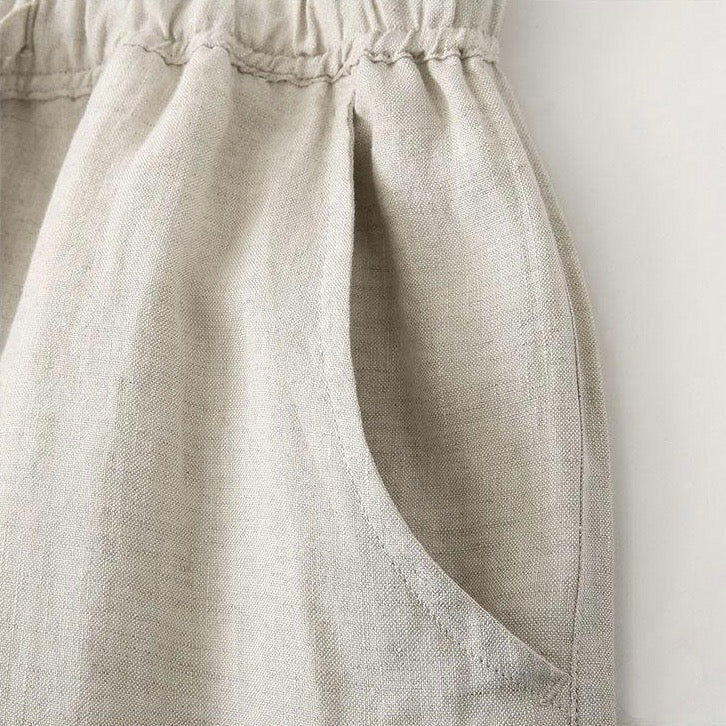 Pantalones largos  de lino