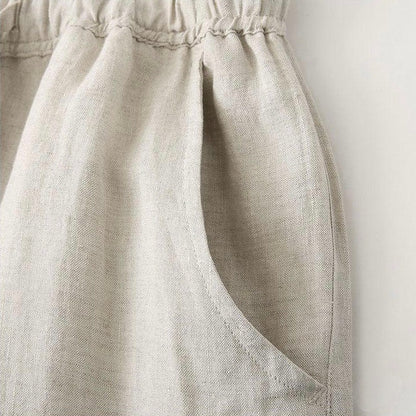 Pantalones largos  de lino