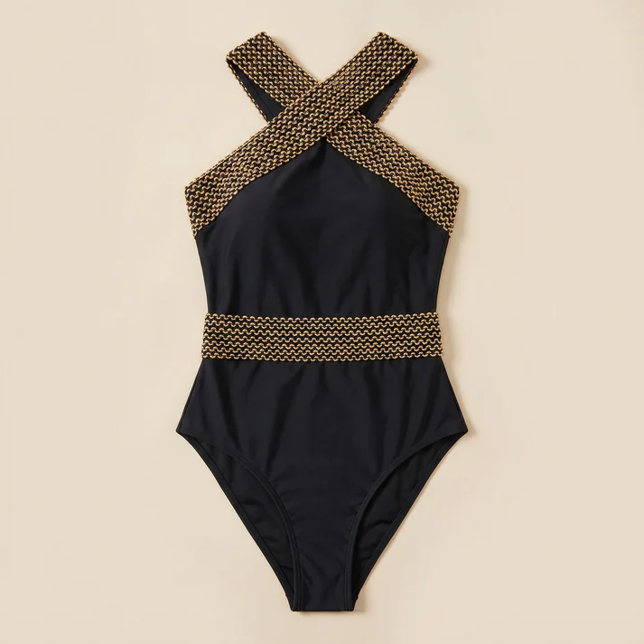 Bañador Halter Cruzado