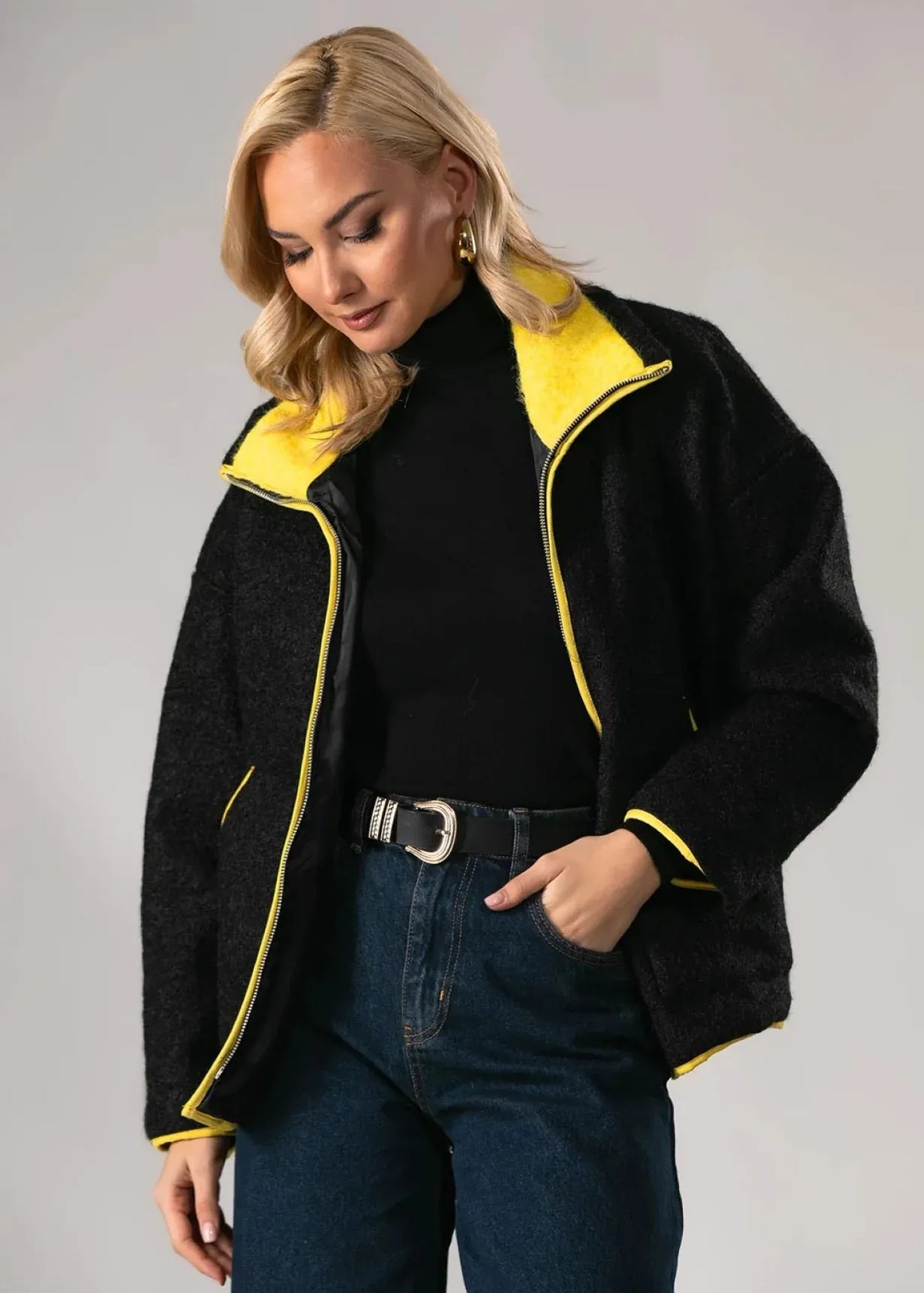 Chaqueta de punto dúo