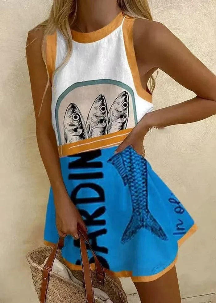 Aila | Vestido corto para cita de café