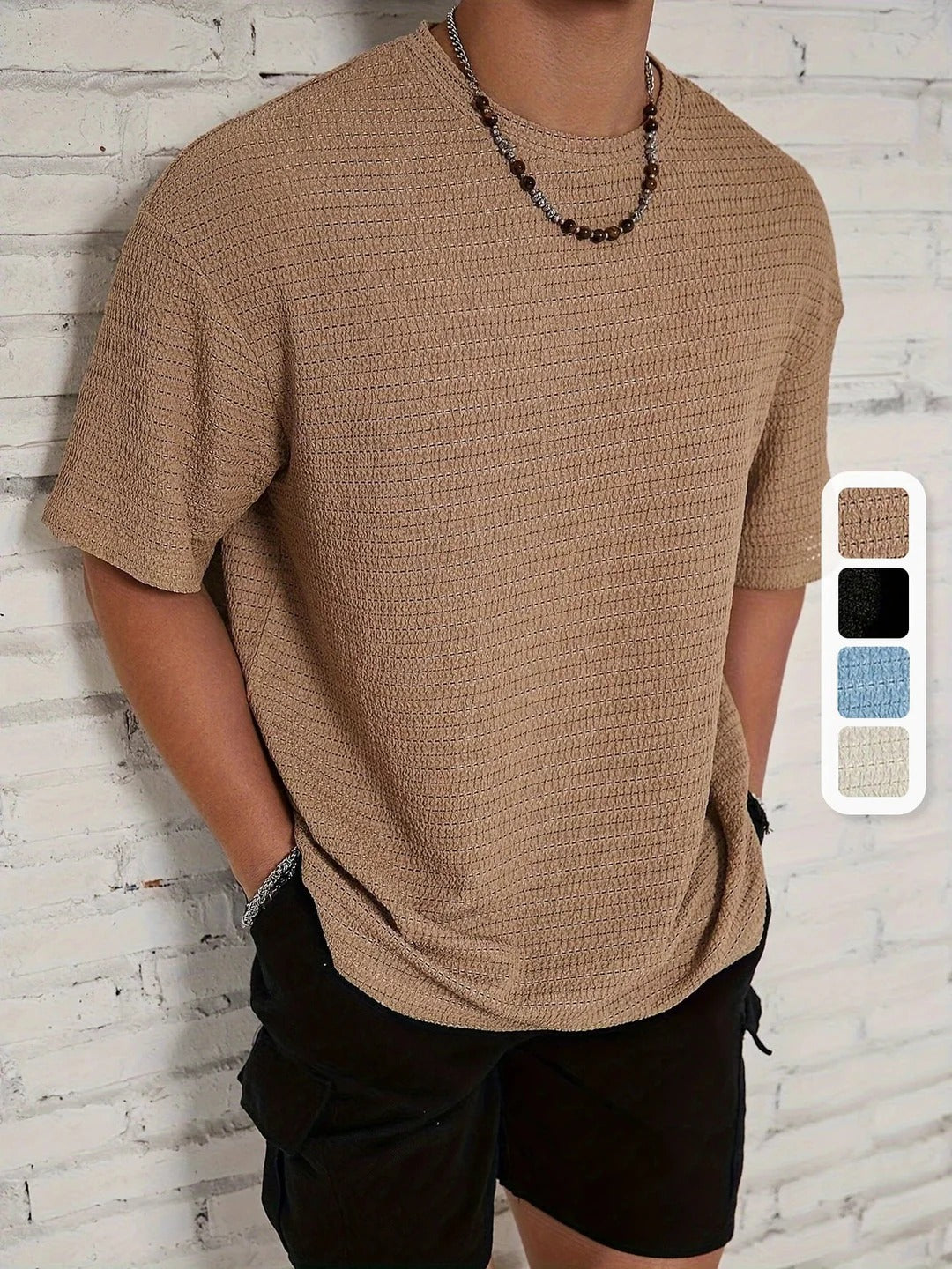 Camiseta oversize de manga corta