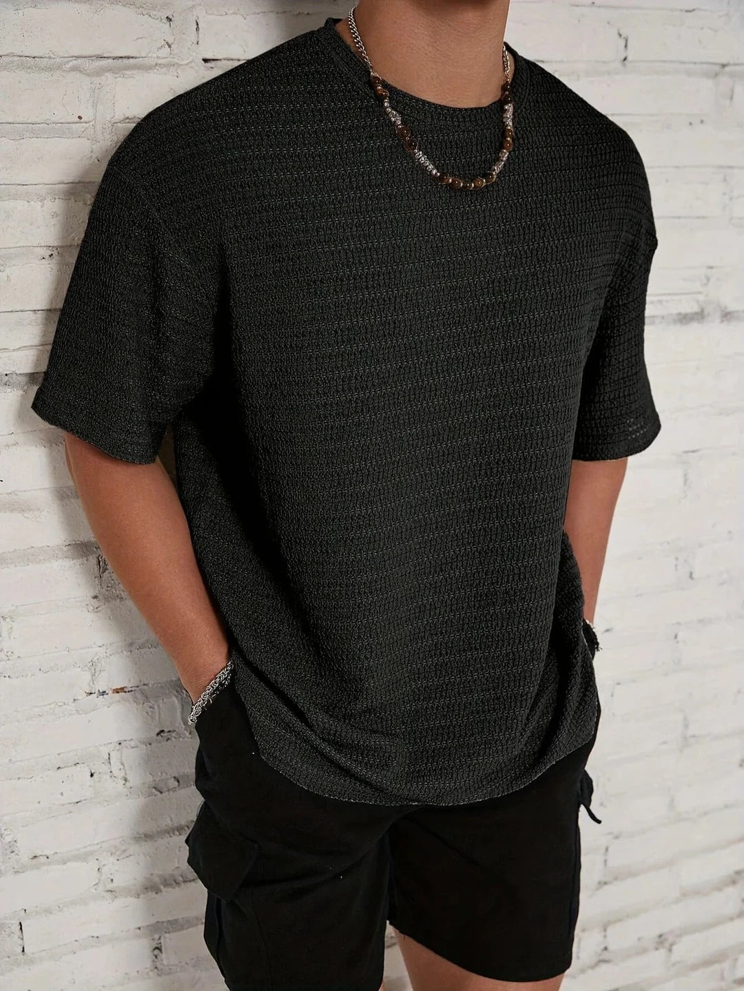 Camiseta oversize de manga corta