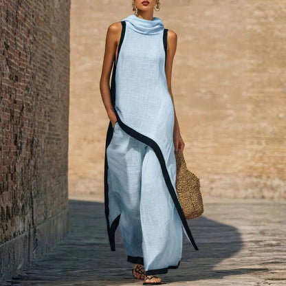 Conjunto de lino elegante