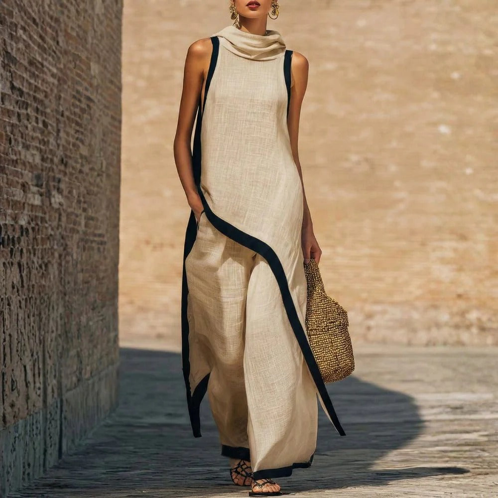Conjunto de lino elegante