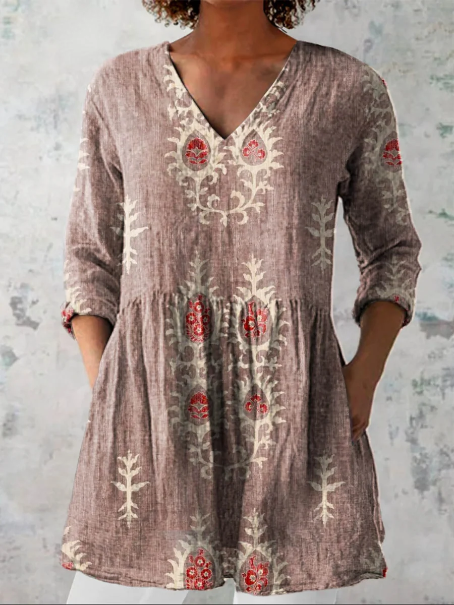 Elisa | Blusa larga con escote en V