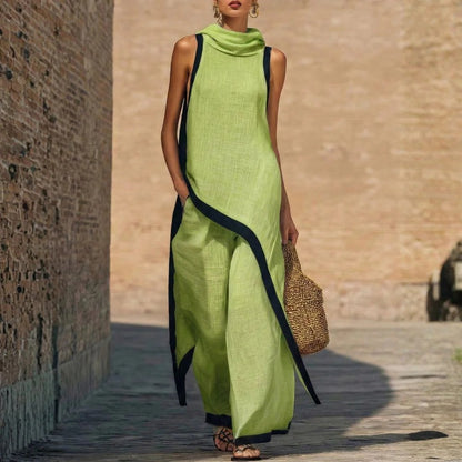 Conjunto de lino elegante
