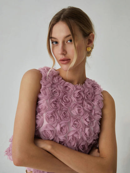 Blusa romántica multicolor floral